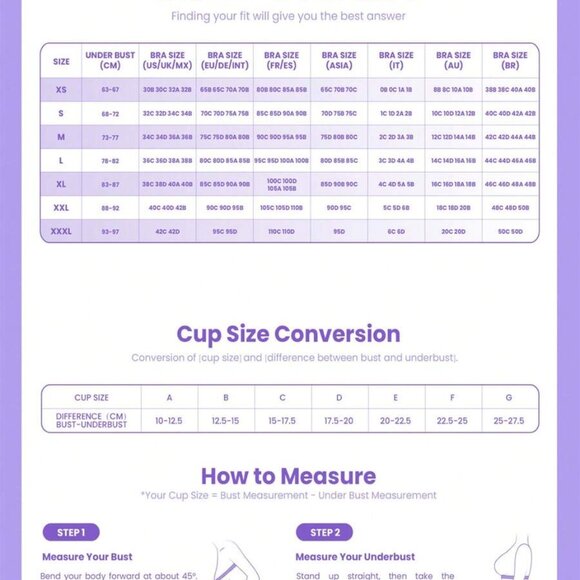 Women's Black Comfort Seamless Deep V Push-Up Adjustable Bra Sports Beautify The - Picture 4 of 11